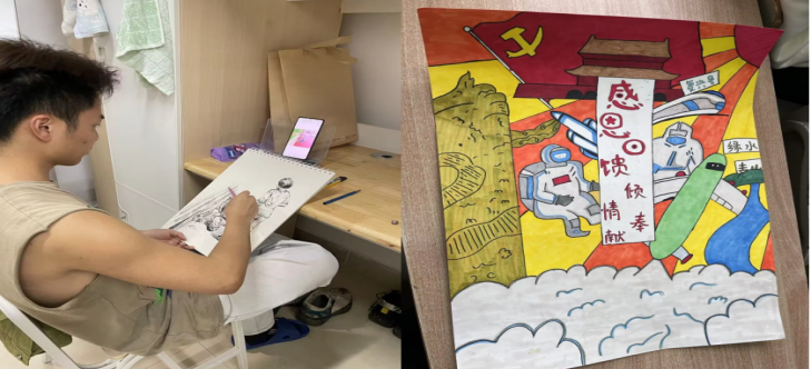 社會(huì)服務(wù)系開(kāi)展“誠(chéng)信、感恩、勵(lì)志”主題繪畫(huà)活動(dòng)