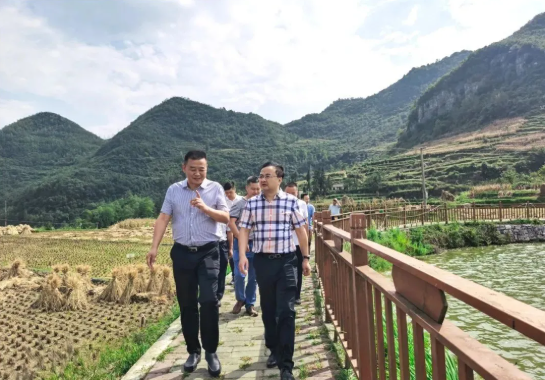畢節(jié)工業(yè)職業(yè)技術(shù)學(xué)院黨委書(shū)記李涌、院長(zhǎng)邱國(guó)援率隊(duì)到鄉(xiāng)村振興駐村聯(lián)系工作點(diǎn)調(diào)研