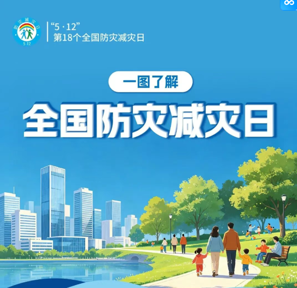一圖了解全國防災減災日
