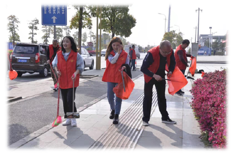 畢節(jié)工業(yè)職業(yè)技術(shù)學(xué)院黨群黨支部  開展“學(xué)黨史、辦實(shí)事，踐行雷鋒精神、為綠色環(huán)保獻(xiàn)力”主題黨日活動(dòng)